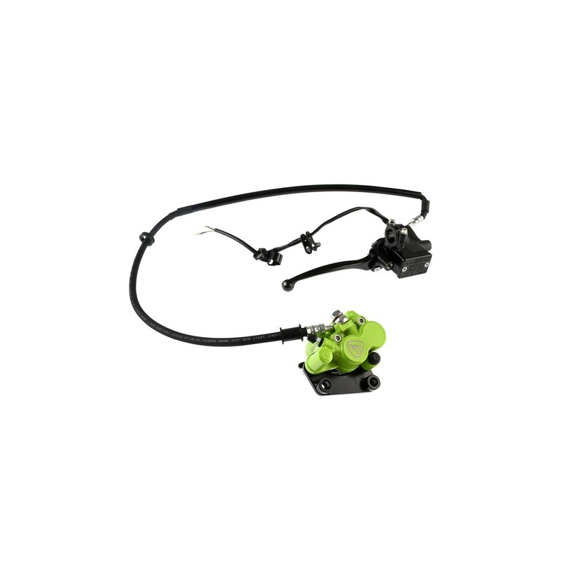 SISTEMA FRENO DEL CALIPER VERDE CON ISOTIPO